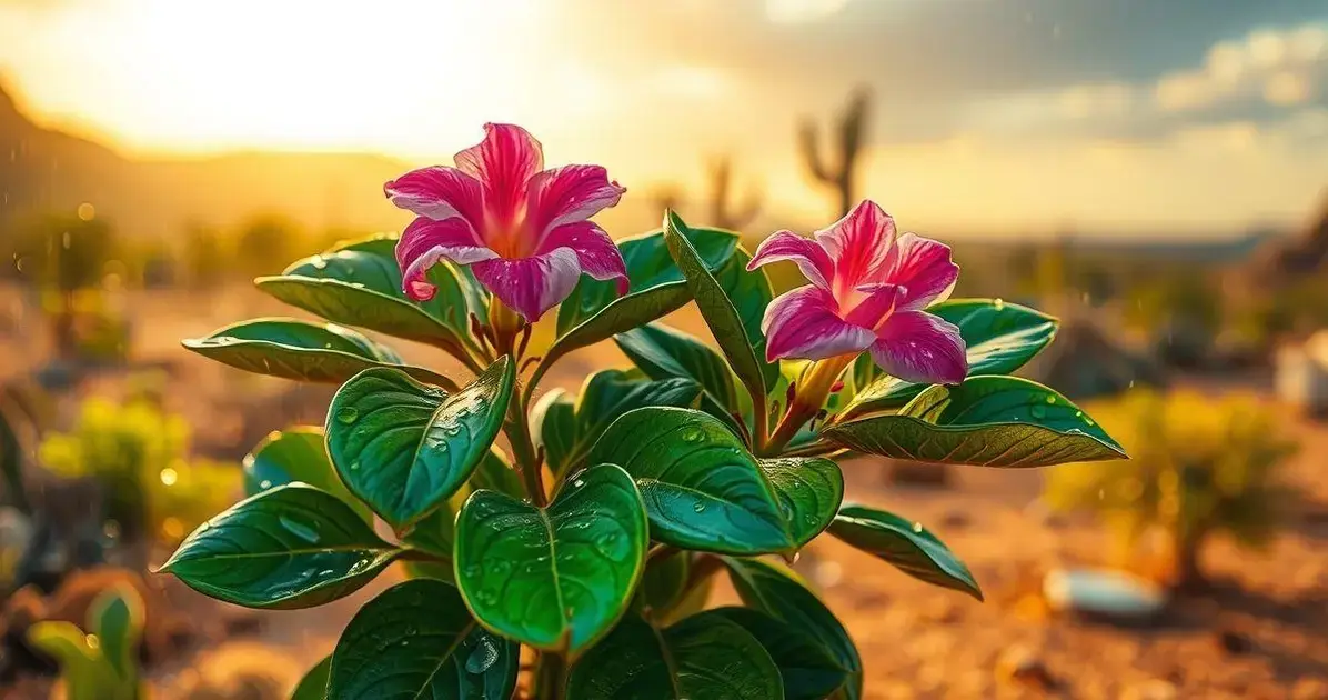 Conclusões sobre clima e rosa do deserto