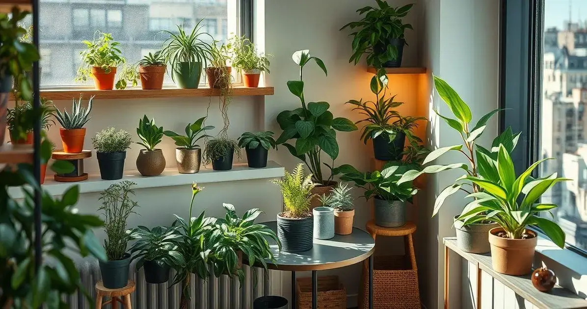 Decoração com Plantas em Ambientes Pequenos
