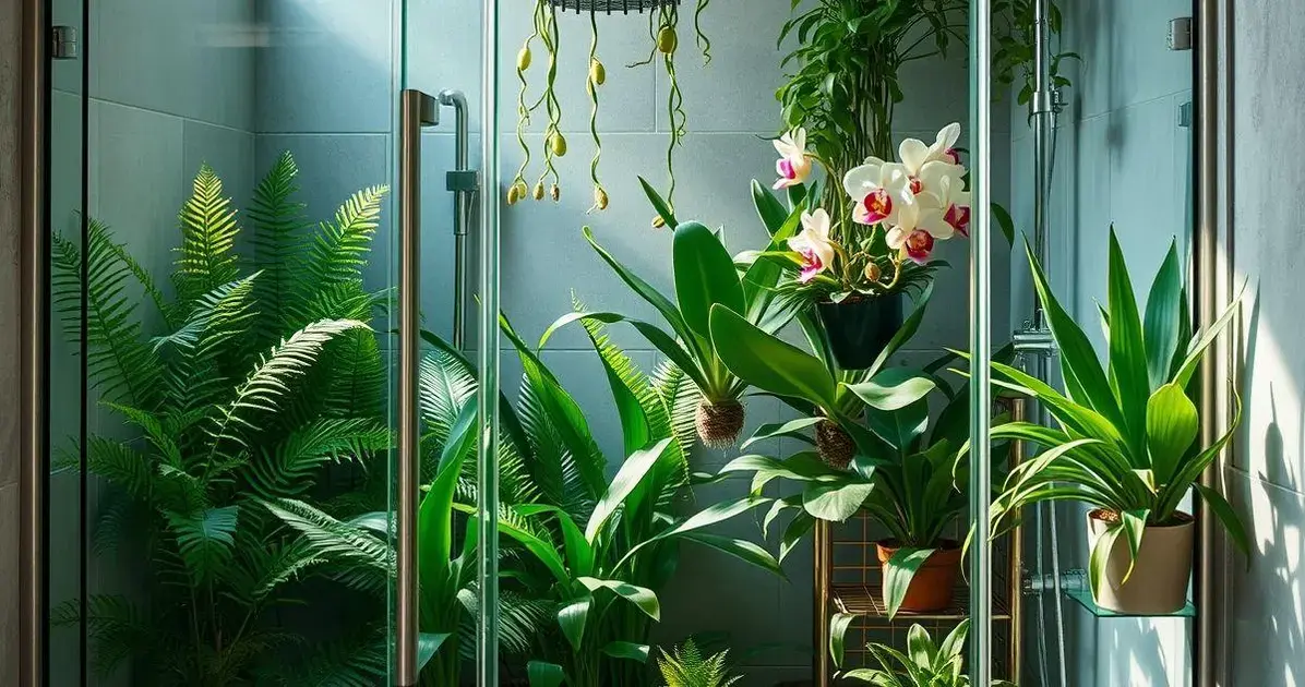 Dicas de decoração com plantas no box