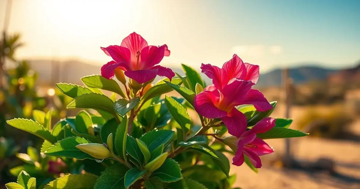 Dicas para cuidar da rosa do deserto