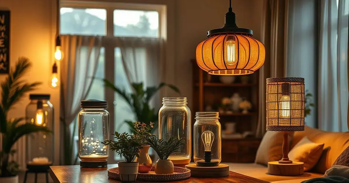 DIY: Crie luminárias estilosas e econômicas