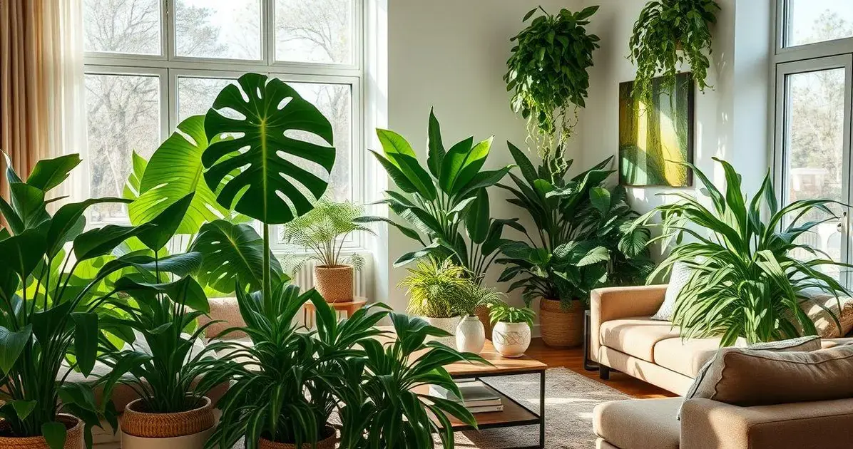 Escolhendo as Plantas Ideais para a Sua Sala