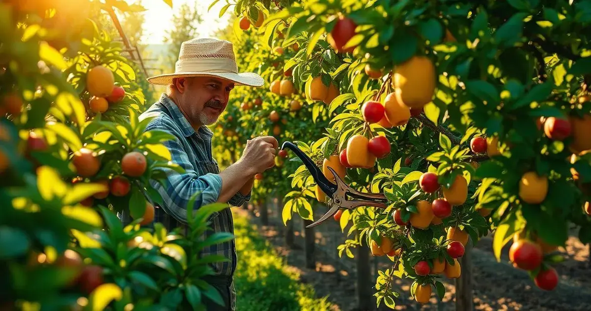 Importância da poda de árvores frutíferas