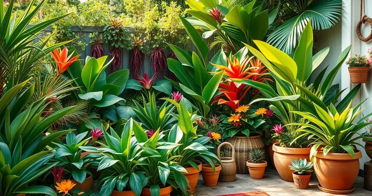Jardim Tropical: Como Criar o Seu Sem Gastar Muito