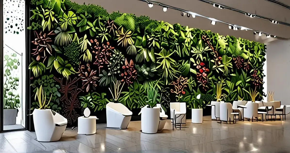 Jardins Verticais para Separar Espaços