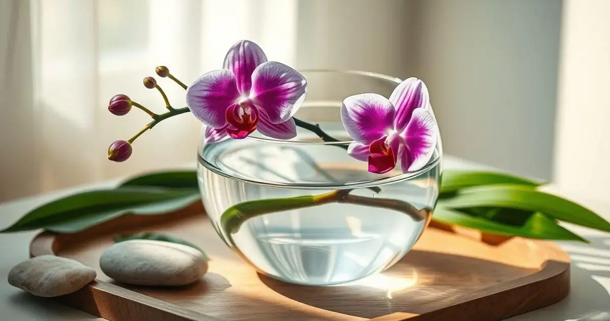 Orquídea na água: como cultivar e cuidar