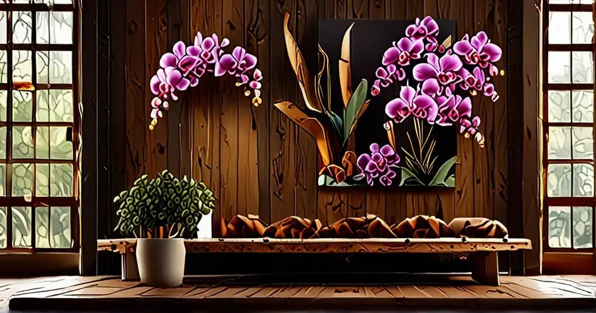 Orquídeas em troncos secos: como fazer em casa