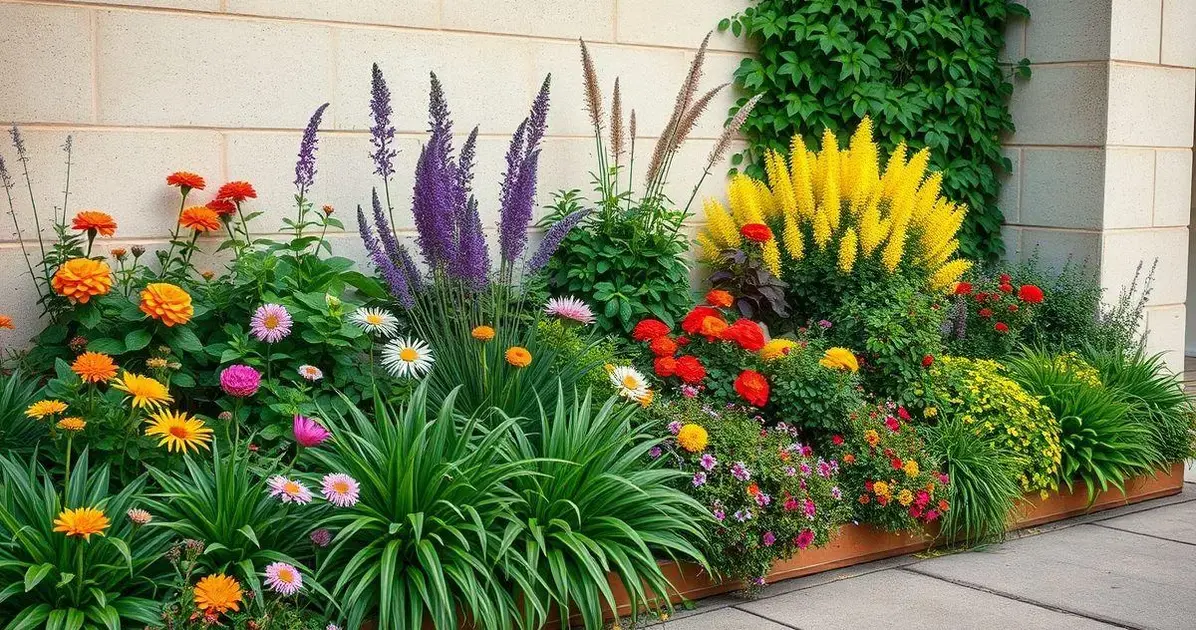 Plantas ideais para canteiros de muro externo
