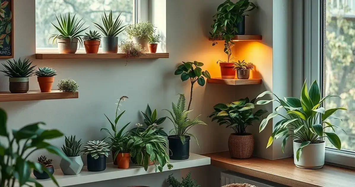 Plantas pequenas ideais para espaços compactos