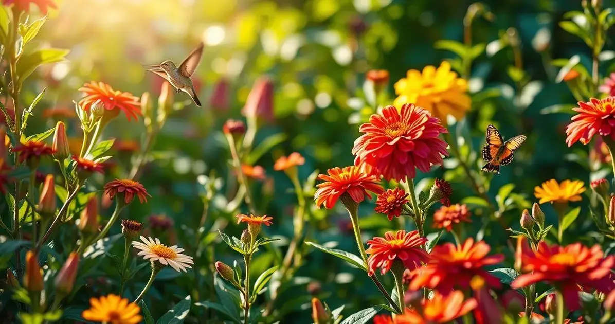 Plantas que atraem beija-flores e borboletas