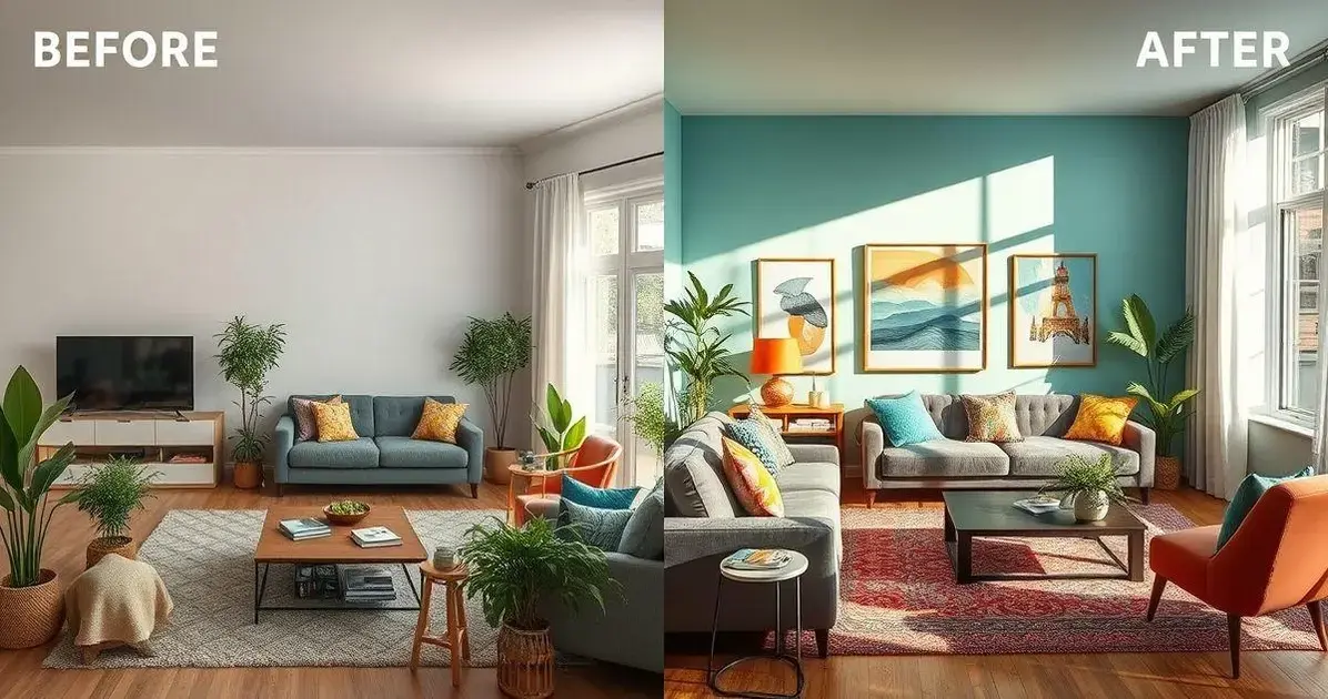 Por que optar por uma decoração rápida de sábado? Explique os benefícios de mudanças rápidas e fáceis para renovar ambientes sem grandes reformas.