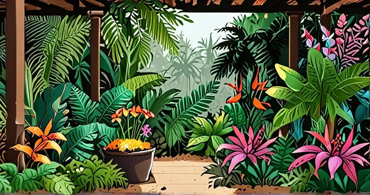 Preparando o Solo para um Jardim Tropical