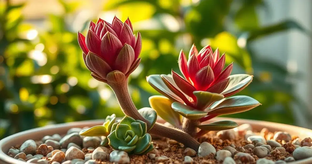 Rosa do deserto: como levantar o caudex
