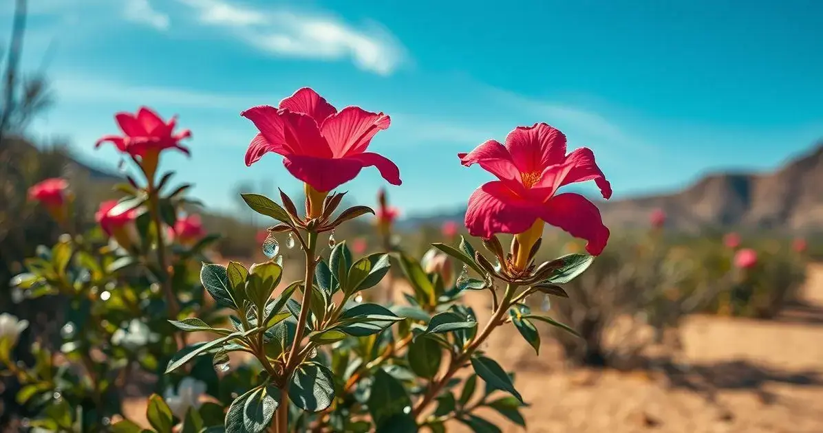 Rosa do deserto pode pegar chuva? Descubra!