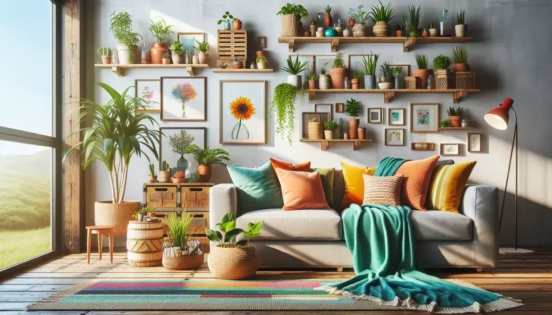 Use plantas em vasos reaproveitados