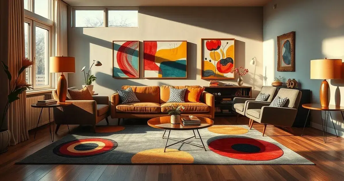 7 Inspirações De Salas Com Estilo Retrô Moderno