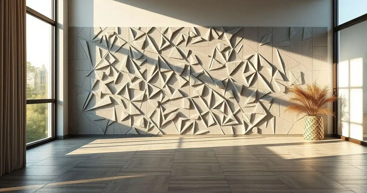 Aplicação de Revestimento 3D no Piso