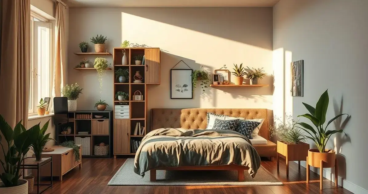 Armazenamento criativo em pequenos apartamentos