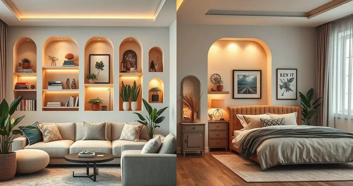 Benefícios de usar nichos na decoração