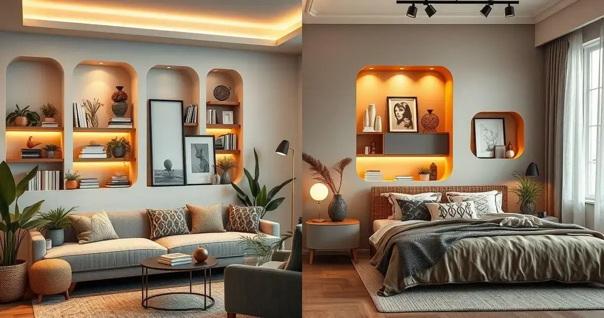 Como Usar Nichos Decorativos na Sala e no Quarto