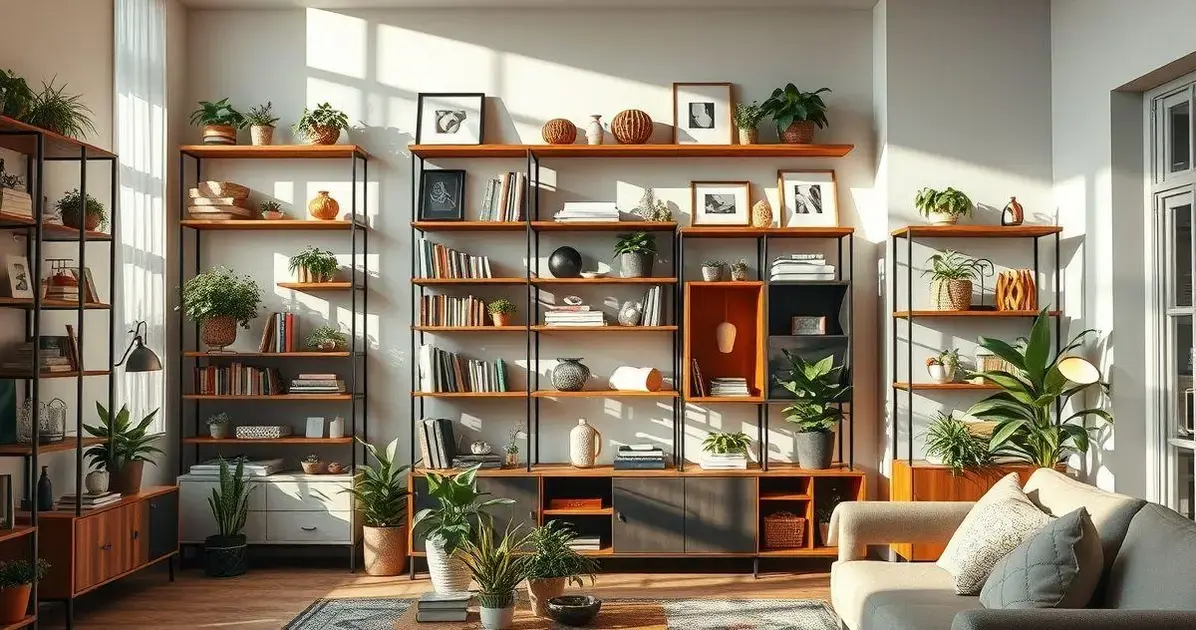 Dicas de Como Usar Estantes na Decoração da Casa