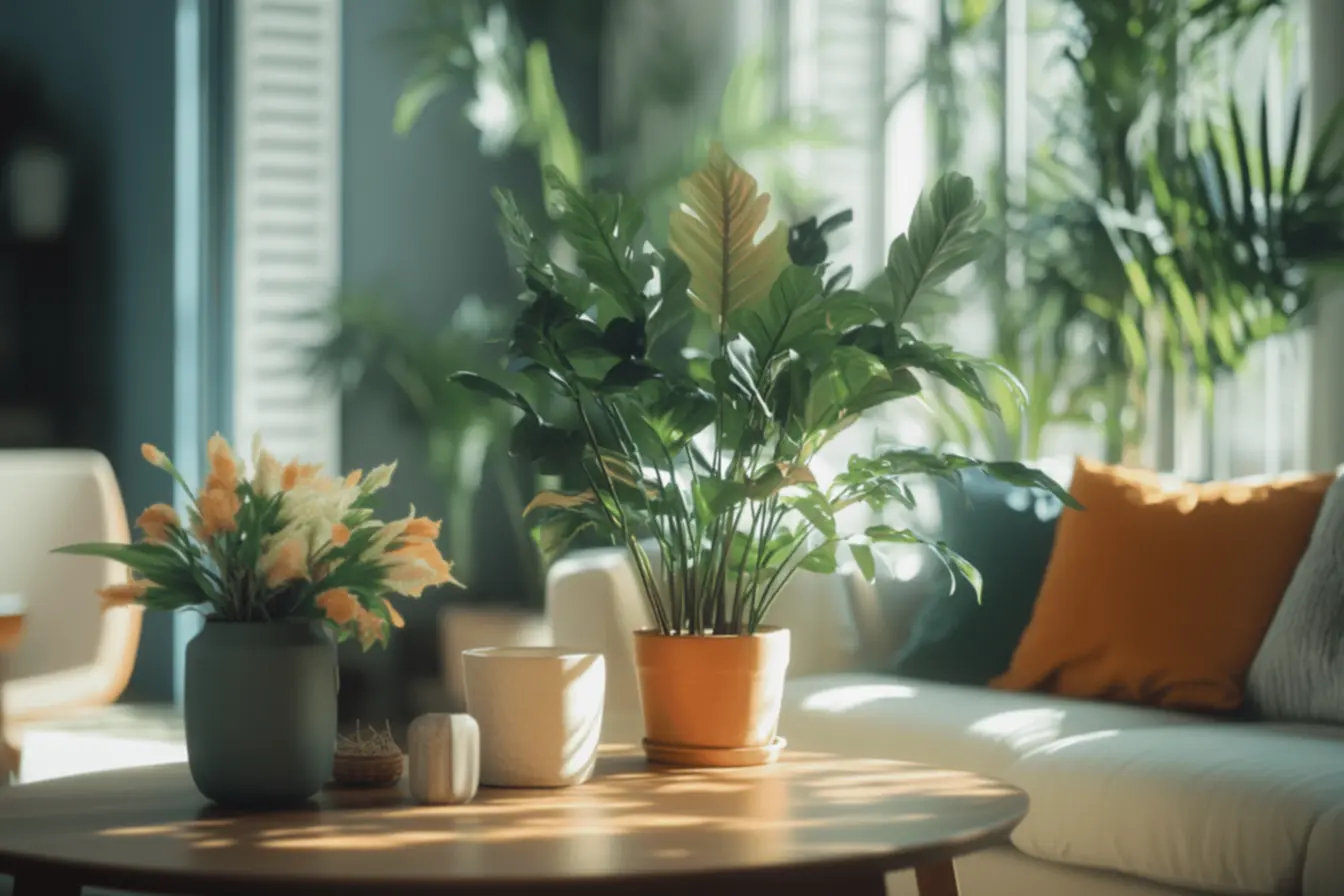 Exemplo de banheiro decorado com cores frescas