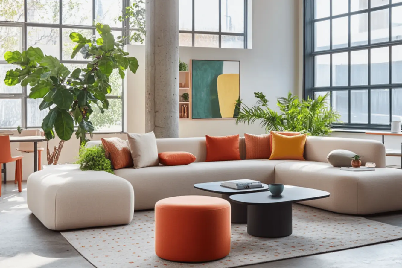 Arte na decoração de salas modernas e funcionais