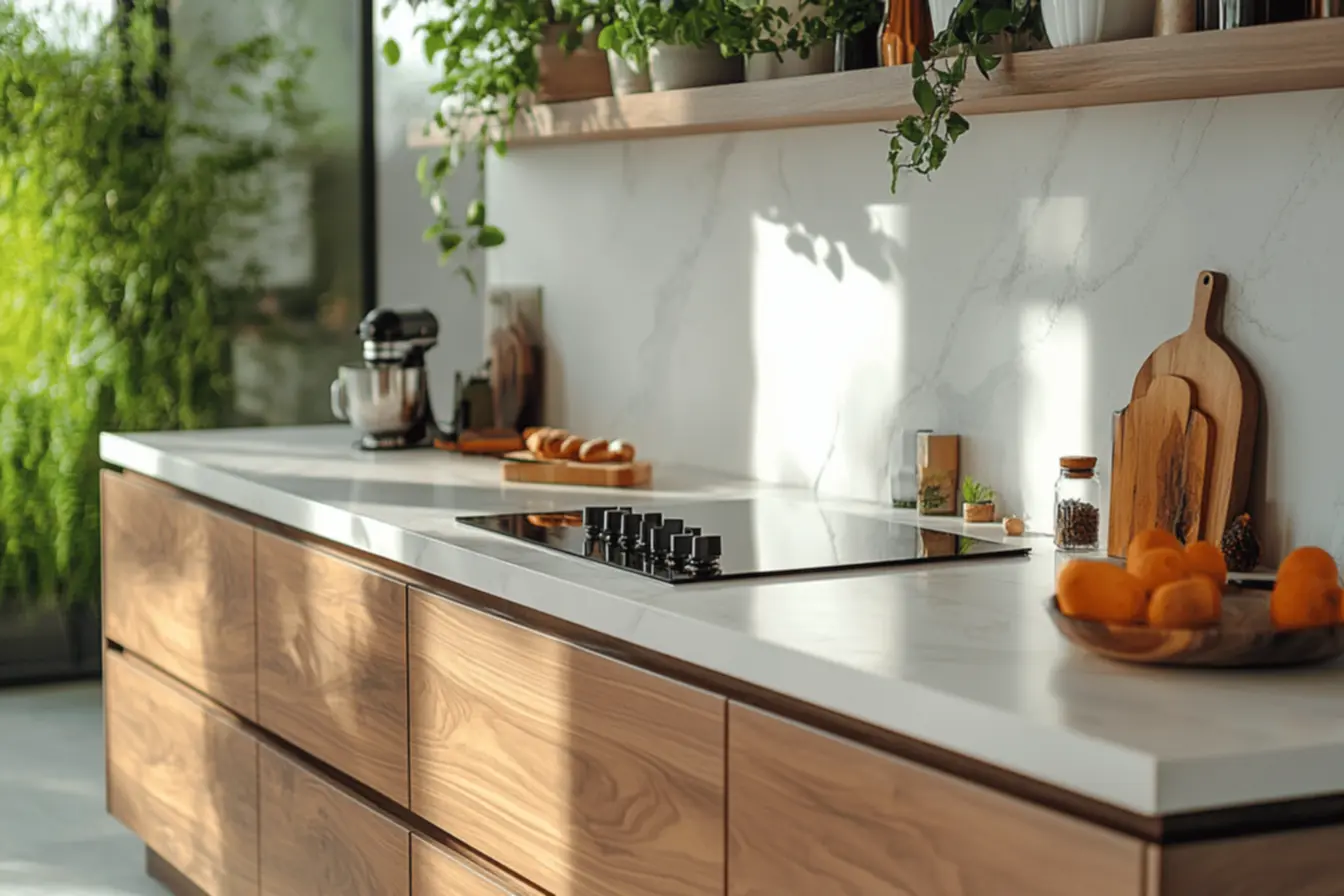 Bancadas modernas que mudam a cozinha sem reforma