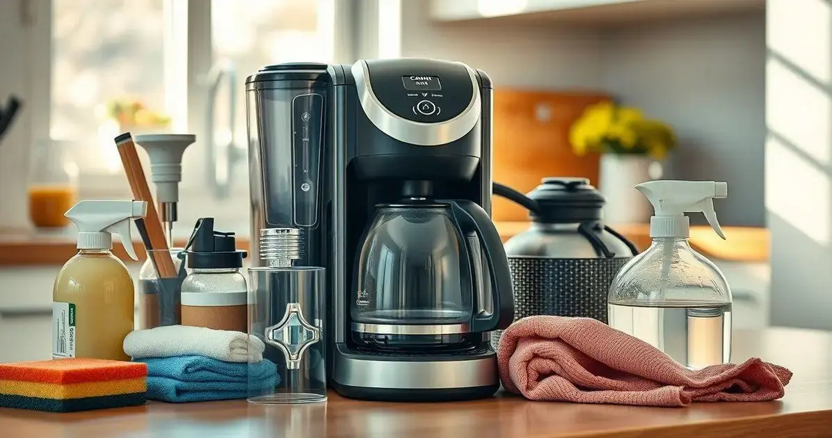 Passo a Passo Para Limpar a Cafeteira Elétrica Corretamente
