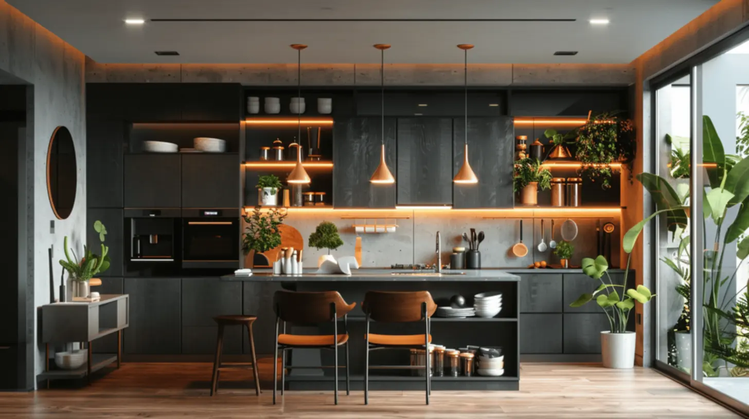 Cozinha americana compacta