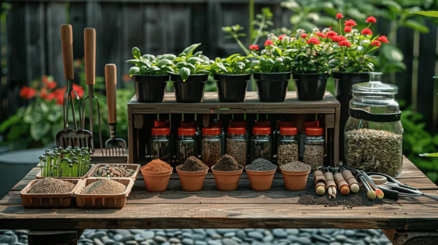 Teste de solo para jardinagem