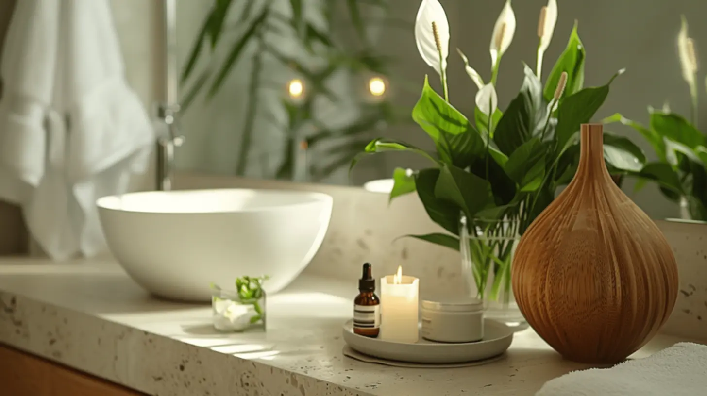 Aromatizantes naturais no banheiro