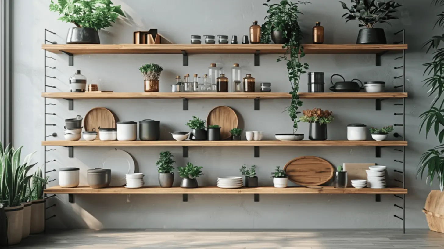 Estante de ferro com design industrial
