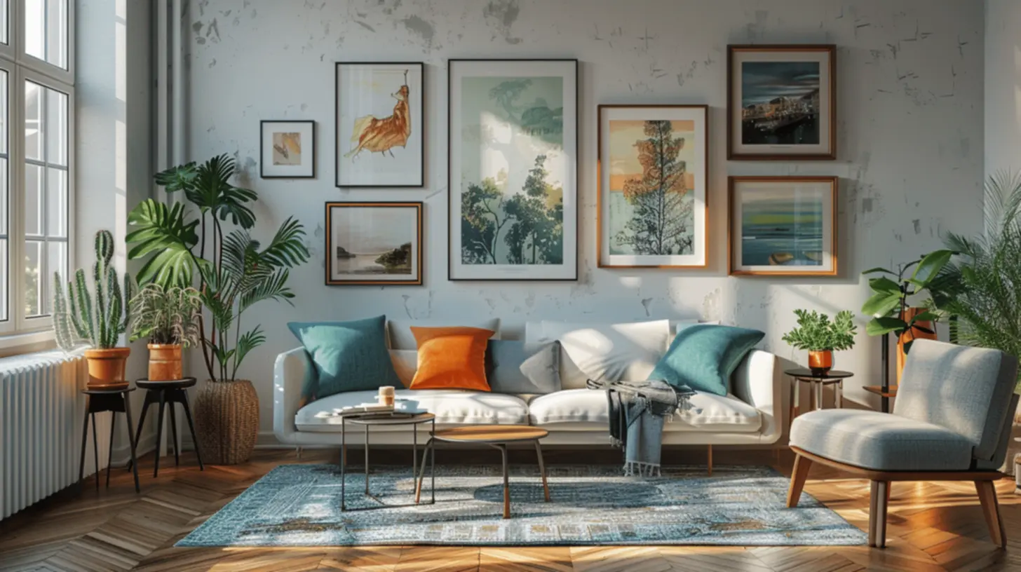 Decoração com Quadros em Diferentes Estilos