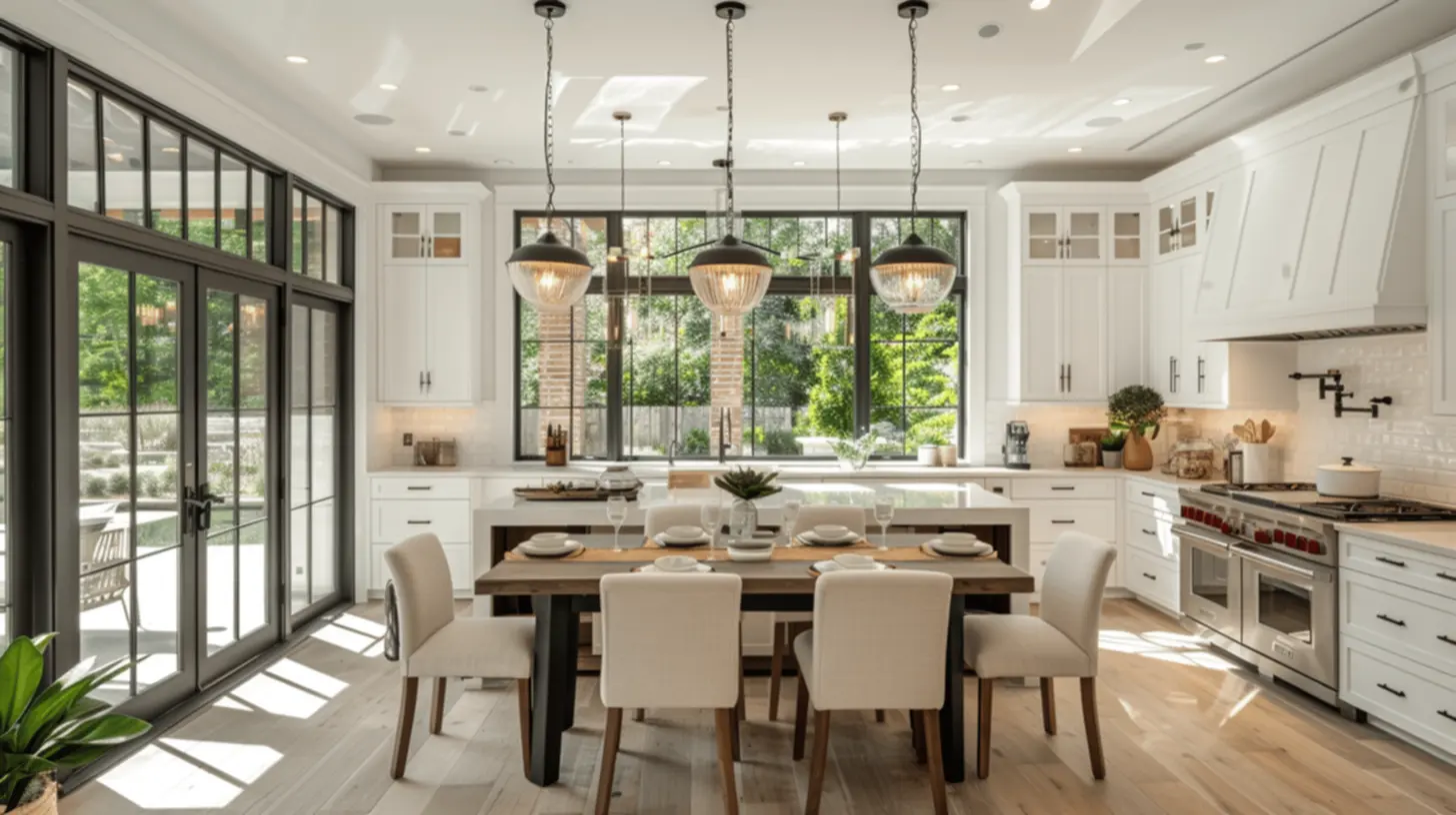 Diferentes estilos de luminárias pendentes para cozinha