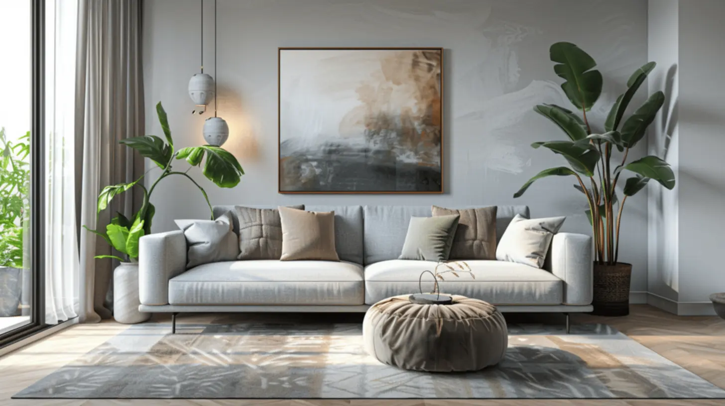 Mistura de texturas em decoração